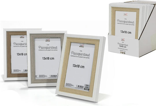 General Trade Photo Frame With White Wooden Frame 13x18 General Trade Photo Frame With White Wooden Frame 13x18