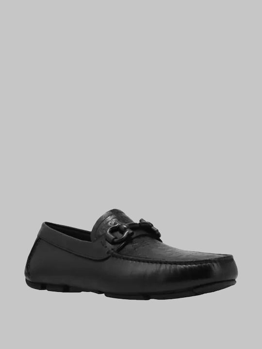 Men's Leather Moccasins Black
