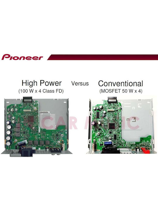 Pioneer Auto-Audiosystem 1DIN (USB) mit Abnehmbares Bedienfeld