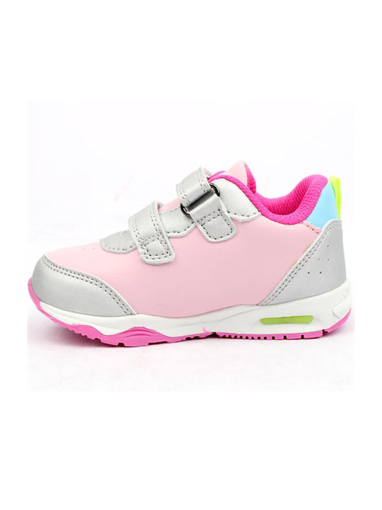 Primigi Kids Sneakers with Scratch & Lights Pink