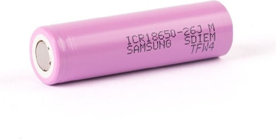 Samsung ICR-26J Επαναφορτιζόμενη Μπαταρία 18650 Li-ion 2600mAh 3.7V 1τμχ