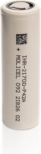 Molicel P42A Επαναφορτιζόμενη Μπαταρία 21700 Li-ion 4000mAh 3.7V 1τμχ