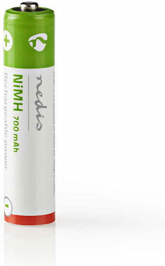 Nedis Επαναφορτιζόμενες Μπαταρίες AAA Ni-MH 700mAh 1.2V 2τμχ
