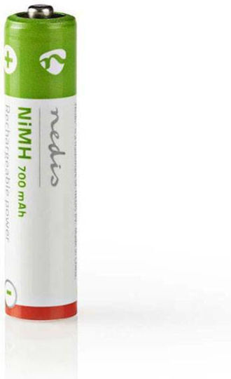 Nedis Επαναφορτιζόμενες Μπαταρίες AAA Ni-MH 700mAh 1.2V 2τμχ