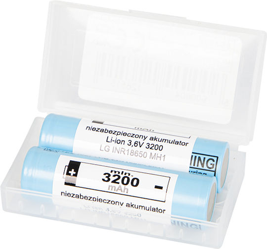 LG MH1 Rechargeable Battery 18650 Li-ion 3200mAh 2pcs