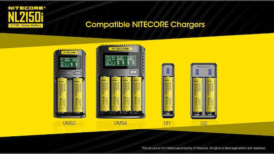 NiteCore NL2150i Baterie Reîncărcabilă 21700 Li-ion 5000mAh 3.6V 1buc