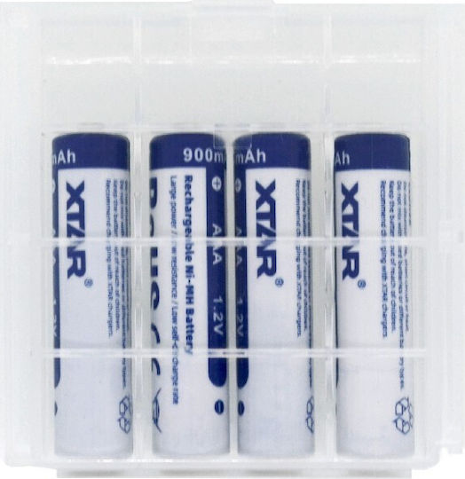 XTAR Επαναφορτιζόμενες Μπαταρίες AAA Ni-MH 900mAh 1.2V 4τμχ