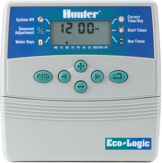 Hunter Industries Eco Logic Разработчик на поливане Стена Електрически 6 Разпределения