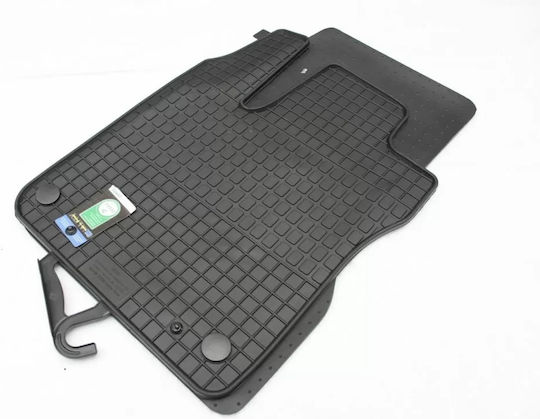 Petex Σετ Μπροστινά και Πίσω Πατάκια 2τμχ για Smart ForTwo 2014+ Μαύρα