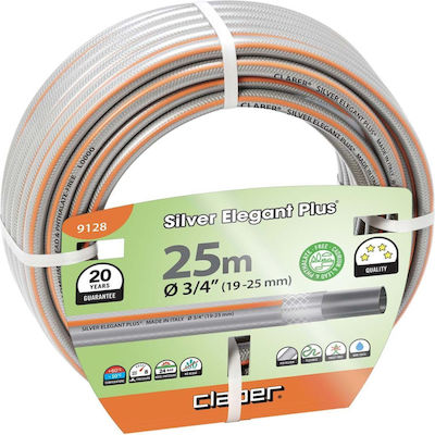 Claber Λάστιχο Ποτίσματος Silver Elegant Plus 3/4" 25m