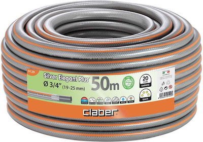 Claber Hose Watering Silver Elegant Plus 3/4" 50m