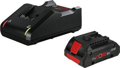 Bosch Battery Set Lithium Capacity 4Ah 18V with Charger GAL 18V-40