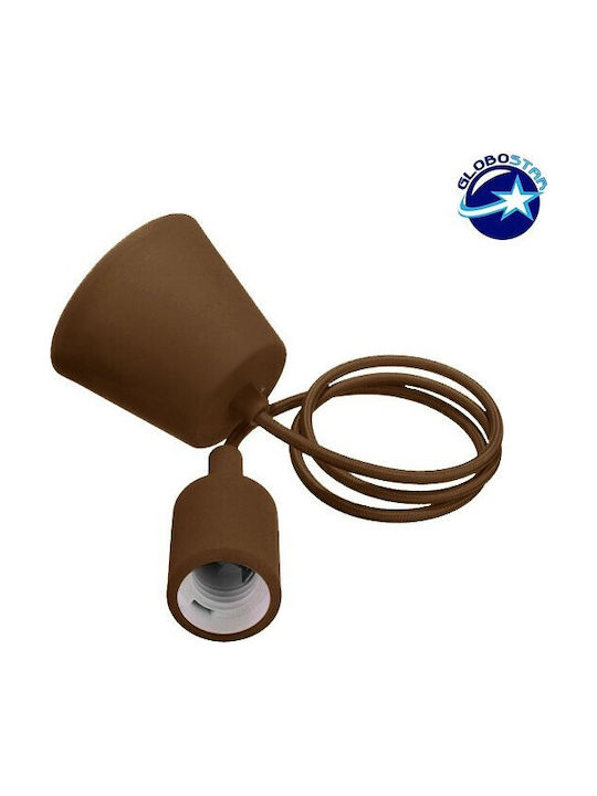 GloboStar Pendant Light Brown with Socket E27