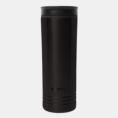 Igloo Isabel Bottle Thermos Stainless Steel Black 590ml with Mouthpiece