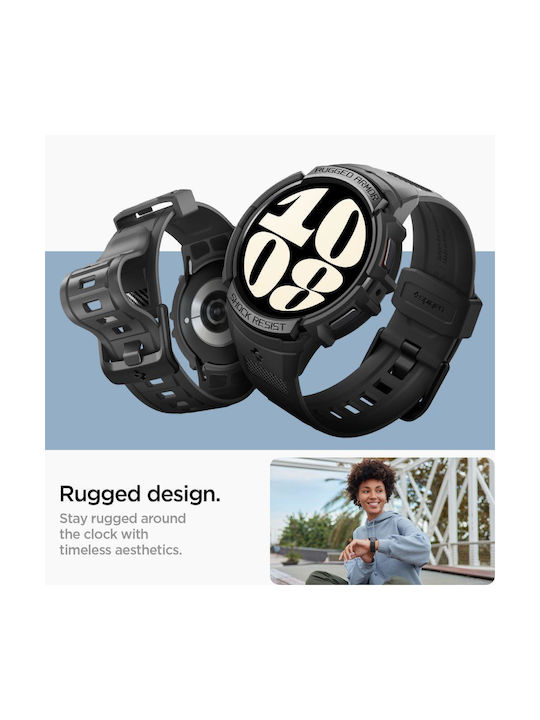 Spigen RUGGED ARMOR ”PRO” Silikonhülle in Schwarz Farbe für