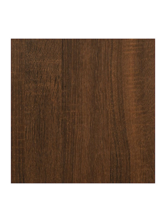 Wohnzimmer Vitrine aus Spanplatte mit Verglasung Braune 34.5x34x90cm