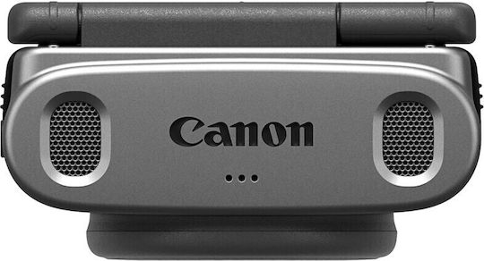 Canon Cameră video Powershot V10 Vlogging Kit Argintiu @ 30fps Senzor CMOS Stocare pe Card de memorie cu Ecran Tactil 2" și HDMI / WiFi