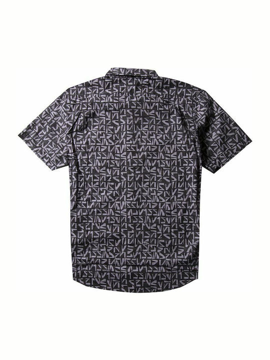 Vissla Men's Shirt Short Sleeve Cotton Black