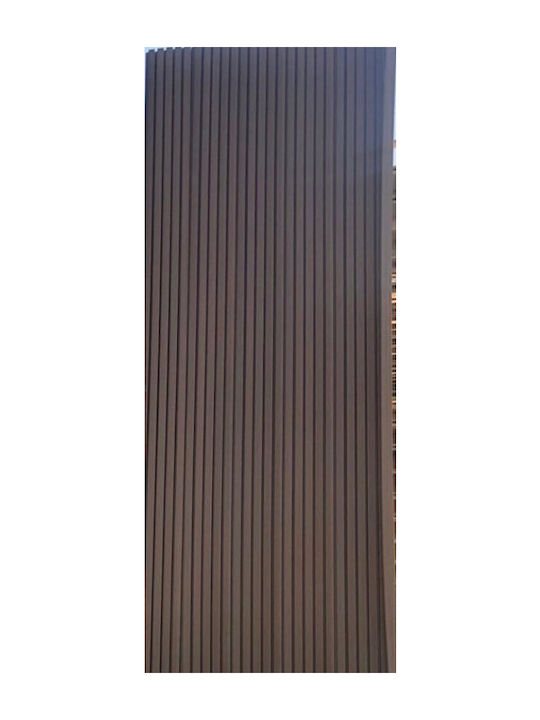 Panouri Decorative 3d Din PVC Cu Filet Dark Brown Cu Baghete Maro 290x17.65x2.5cm