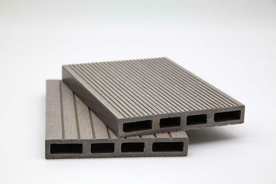 Newplan Deck Περίφραξης Κήπου Γκρι Ανοιχτό από WPC 360x14x2εκ. Γκρι