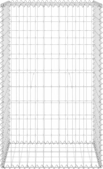 vidaXL Wall Garden Fencing Material with Covers 1pcs Silver