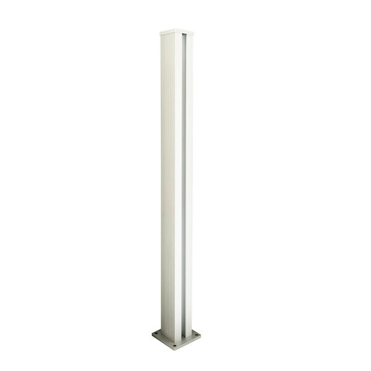 Showood Träger für Gartenzaun aus Aluminium 7.5x7.5x180cm 1Stück