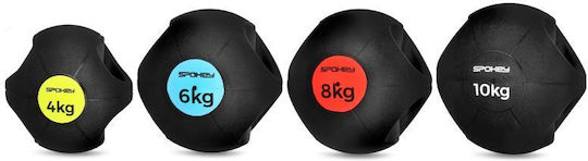 Spokey Gripi Weight Ball Filled Sand Kettlebell din PVC 4kg Negru