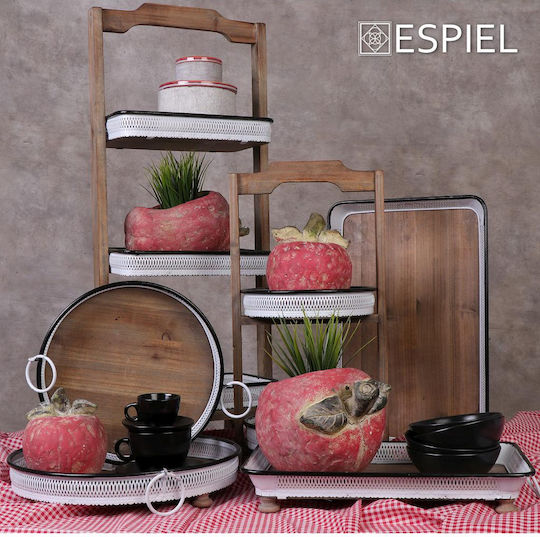 Espiel Strawberry Саксия Керамика Червен 23x19x17εκ. Боровинки