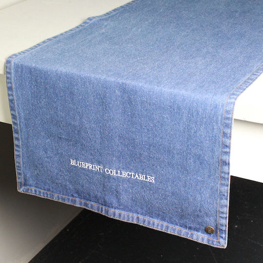 Laura Ashley Ράνερ Blueprint Μπλε 40x150εκ.