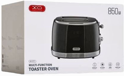 XO Φρυγανιέρα 2 Θέσεων 850W Μαύρη