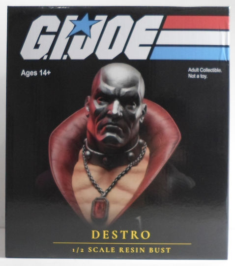Diamond G.I. Joe Destro Ограничена Серия Бюстове Legends In 3D Фигура в Мащаб 1:2