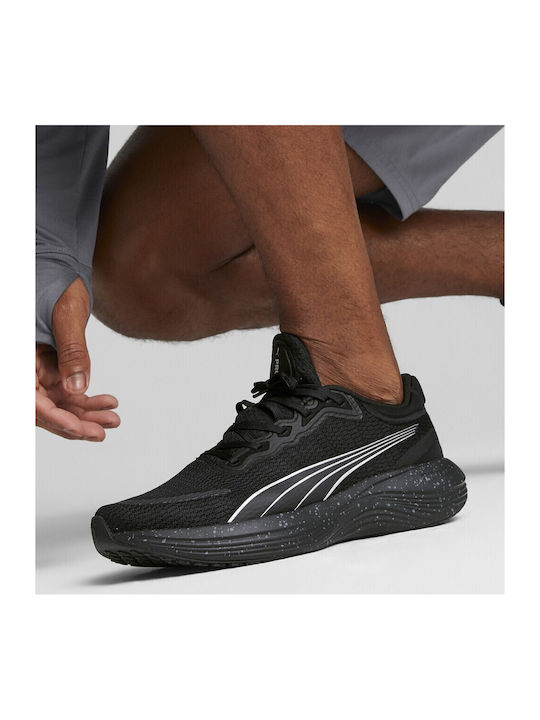 Scend Pro Ανδρικά Αθλητικά Παπούτσια Running Μαύρα