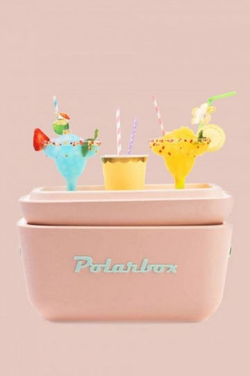 Polarbox Classic & Pop Style Portable Fridge 20lt Pink Turquoise