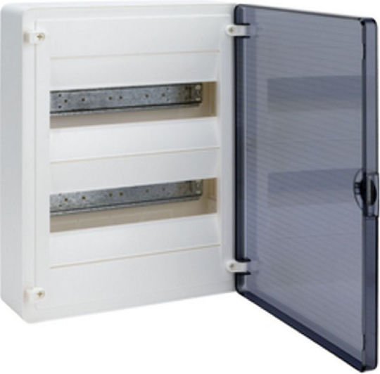 Hager Golf Wall mounted 12-Elements Fuse Box with 2 Rows W281.5xH376.5xD98.5mm