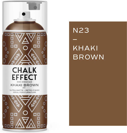 Cosmos Lac Chalk Effect Spray Chalk N23 Khaki Brown 400ml N23