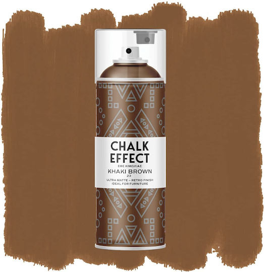 Cosmos Lac Chalk Effect Spray Chalk N23 Khaki Brown 400ml N23