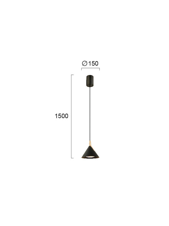 Viokef Jolly Pendant Light LED Black