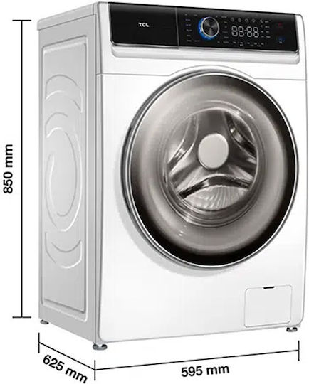 TCL Πλυντήριο Ρούχων 10kg 1400 Στροφών Auto Dosing FP1024WC0
