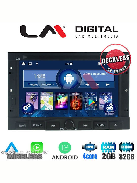 LM Digital Car Audio System for Peugeot 3008 / 206 / 5008 Citroen Berlingo 2010-2016 (Bluetooth/USB/WiFi/GPS/Apple-Carplay) with Touch Screen 9"