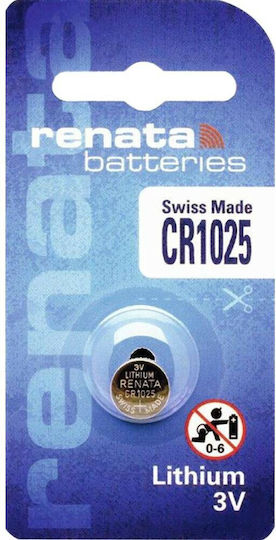 Renata Batterie Lithium für Uhren CR1025 3V 1Stück