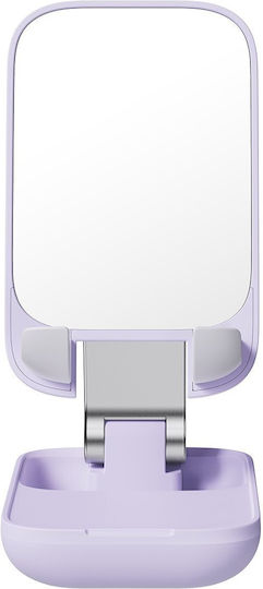 Baseus Seashell Desk Stand for Mobile Phone in Purple Colour