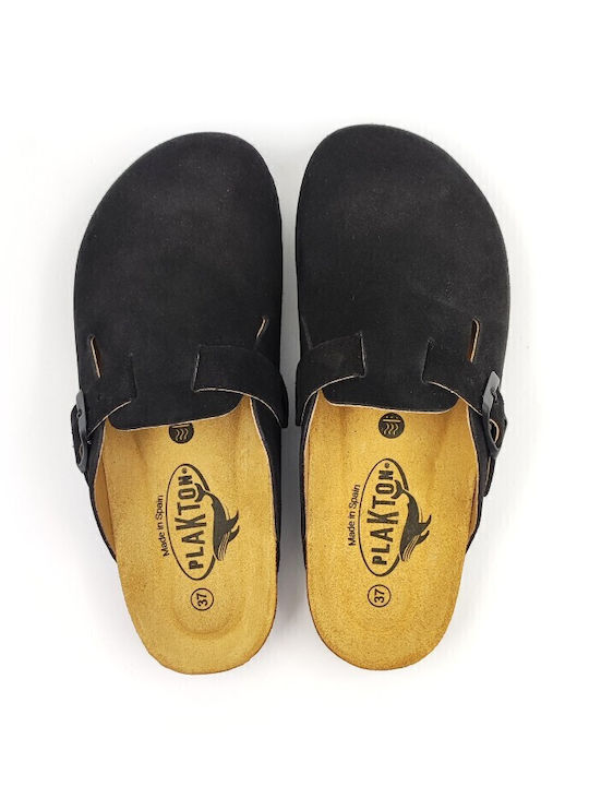 Blogg Anatomical Leather Women's Slippers Black