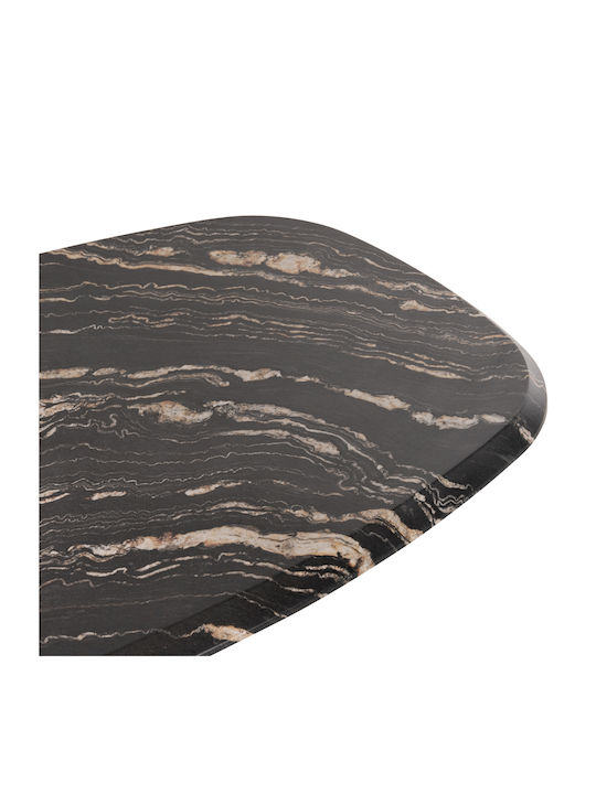 HomeMarkt Rectangular Werzalit Table Surface Black 146x94cm
