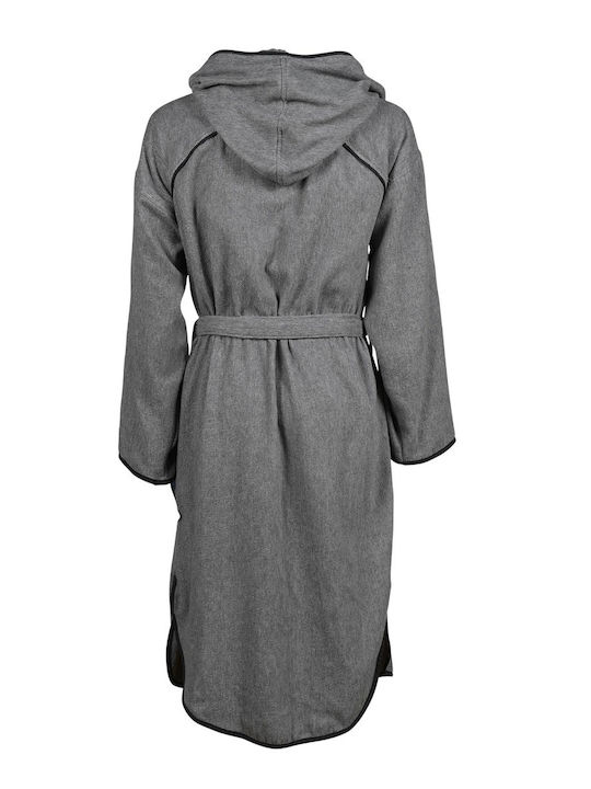 Arena Icons Parka Swimming Bathrobe Gray 004376-100