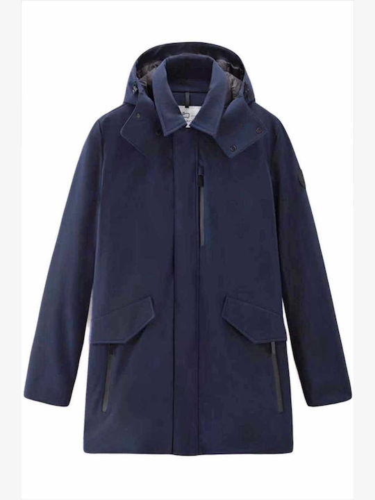 Χειμωνιάτικο Μπουφάν Softshell Αδιάβροχο και Αντιανεμικό Μπλε