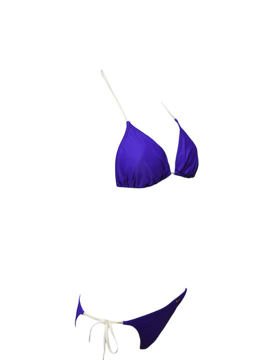 Bikini-Set Purple/White