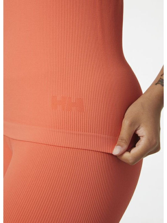 Women's Athletic Blouse Sleeveless Orange