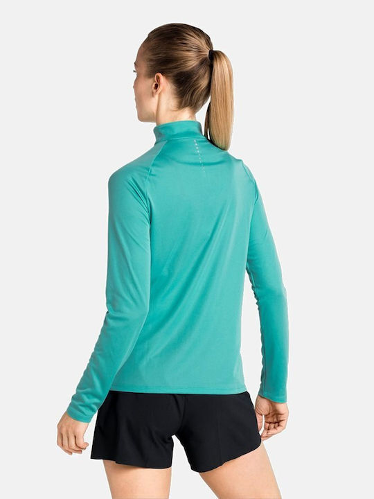 Odlo Damen Sportliches Bluse Langärmelig Grün