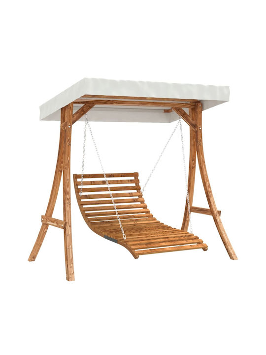 Schaukelstuhl mit Basis Hölzernes L175xB101xH161.5cm Braun Schaukelstuhl mit Basis Hölzernes L175xB101xH161.5cm Braun