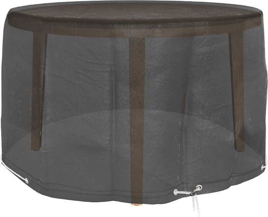 vidaXL Waterproof Dining Table Cover Black 125x125x75cm 2pcs